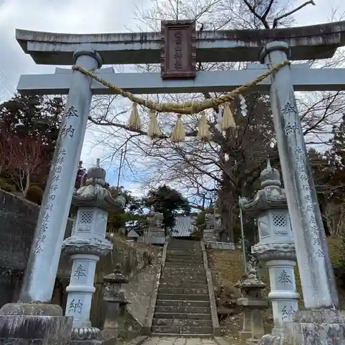 櫻田山神社の鳥居