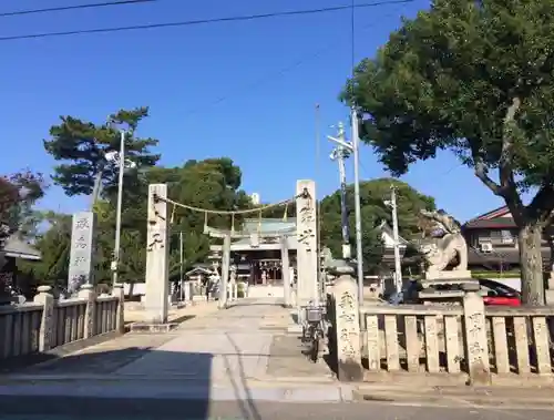 三津厳島神社の鳥居