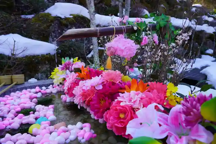 陽林寺の手水舎