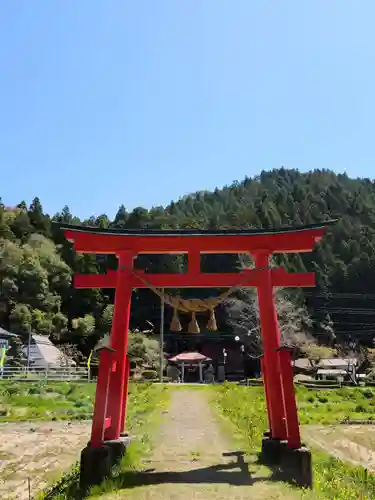 古殿八幡神社の鳥居