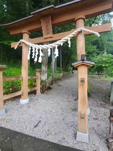 弟富士浅間神社の鳥居