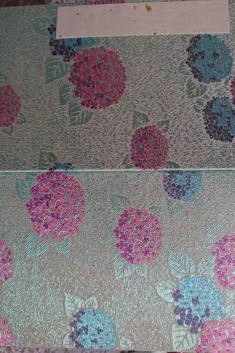 紫陽花の可愛い御朱印帳