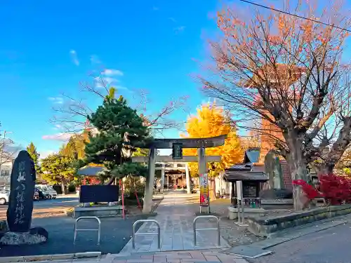 谷地八幡宮の鳥居