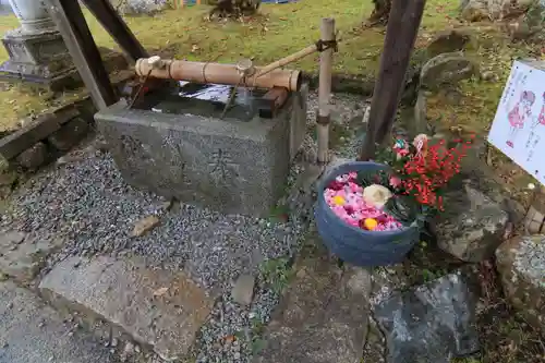 三春大神宮の手水