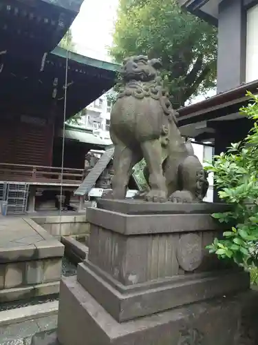 鐵砲洲稲荷神社の狛犬