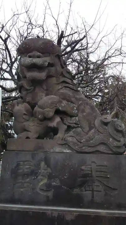 検見川神社の狛犬