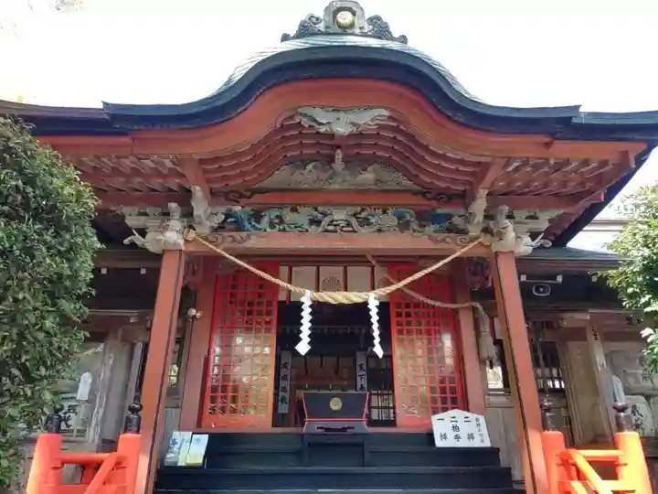 新田神社の本殿・本堂