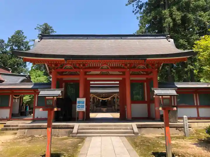 出石神社の山門・神門