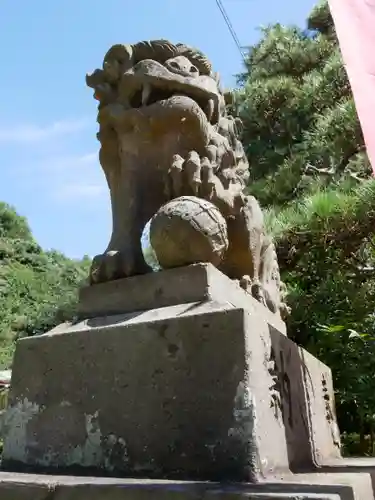 小名浜鹿島神社の狛犬