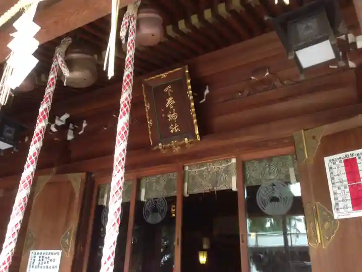 下谷神社の本殿・本堂