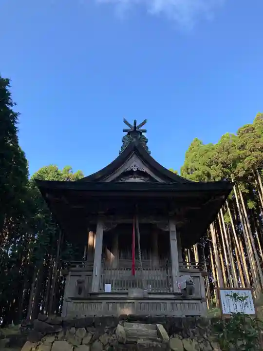 笠形神社の本殿・本堂