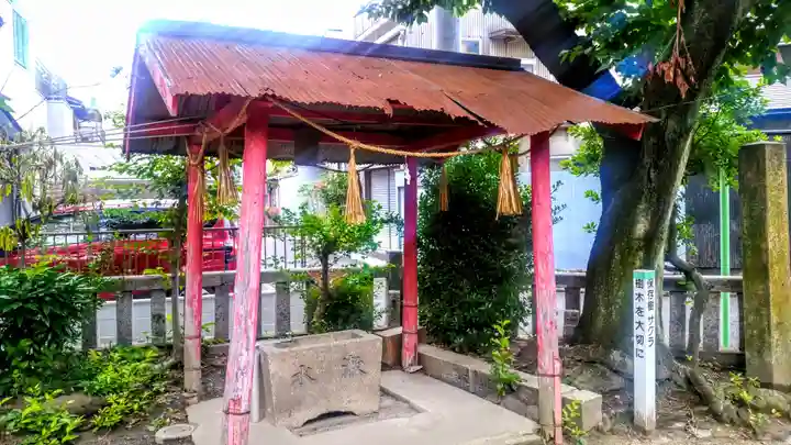 稲荷社(栄生稲荷社)の手水舎