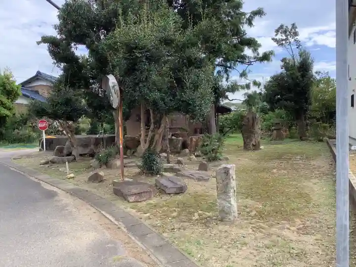 津島神社・秋葉山、観音堂(朝日組)の周辺