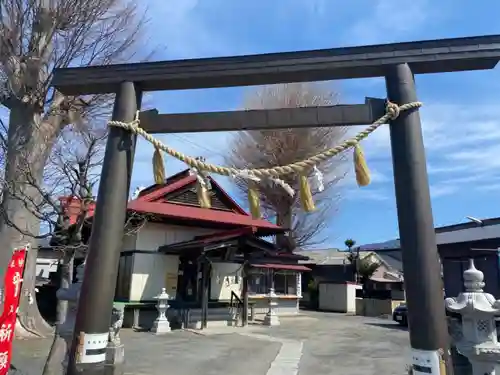 白山神社の鳥居