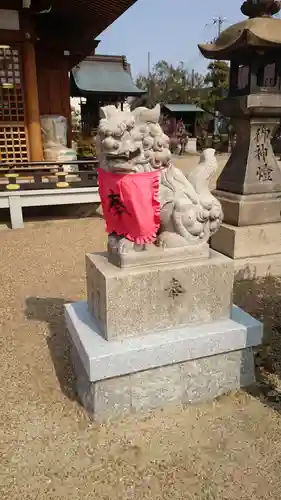 初嶋大神宮の狛犬