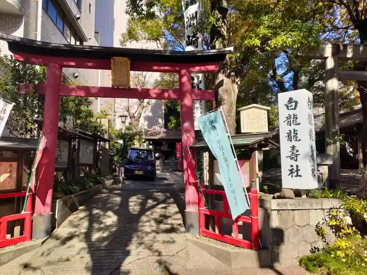 洲嵜神社の鳥居