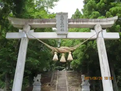 亀賀森神社の鳥居