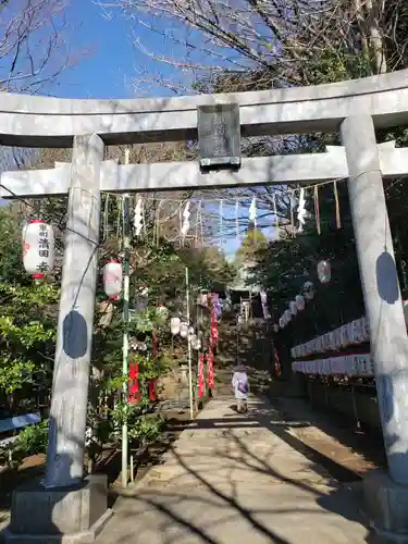 白旗神社の鳥居