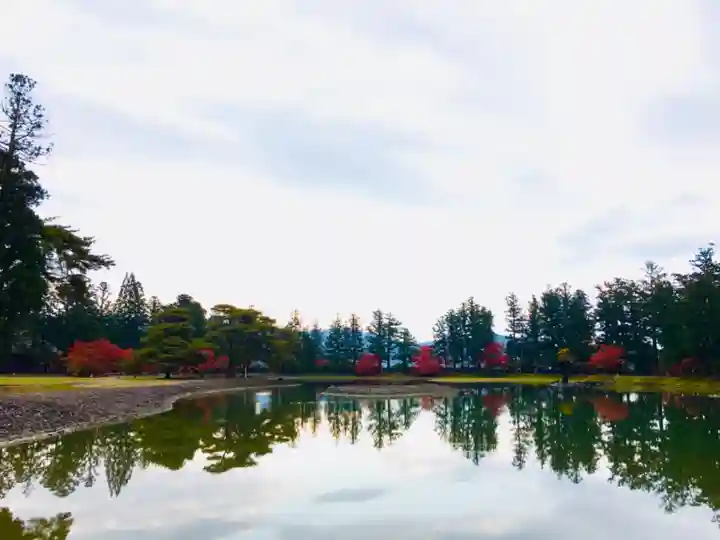 毛越寺の庭園