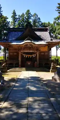 守りの神　藤基神社の本殿