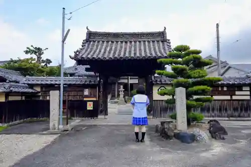 蓮台寺の山門・神門