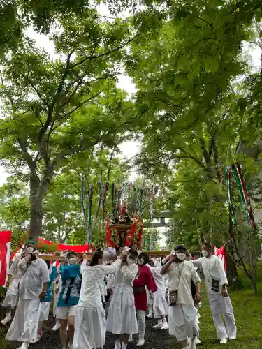 釧路一之宮 厳島神社のお祭り