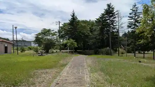 上士幌神社の庭園