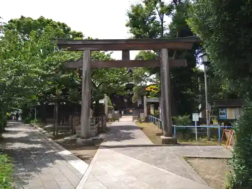 荏原神社の鳥居