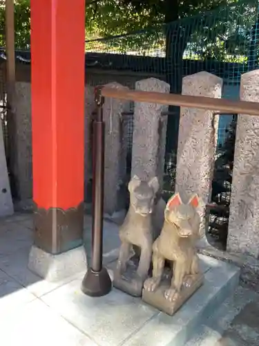 素盞嗚神社の狛犬