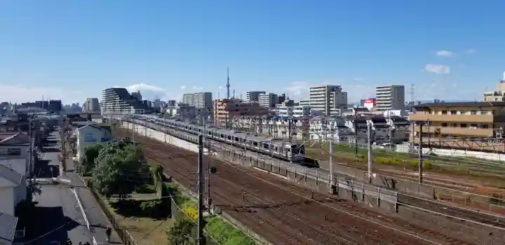 天祖神社の周辺