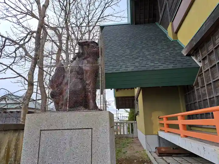 鳥取神社の狛犬