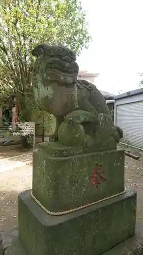 高津諏訪神社の狛犬