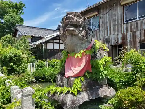 小川原神社の狛犬