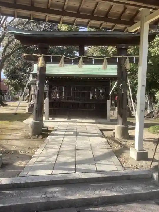 八幡社(栄生八幡社)の鳥居
