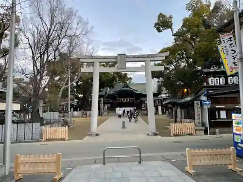 石切劔箭神社の鳥居