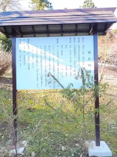 櫻田山神社の歴史