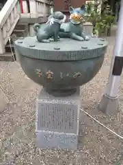 元郷氷川神社の狛犬