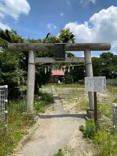 田島神明神社の鳥居