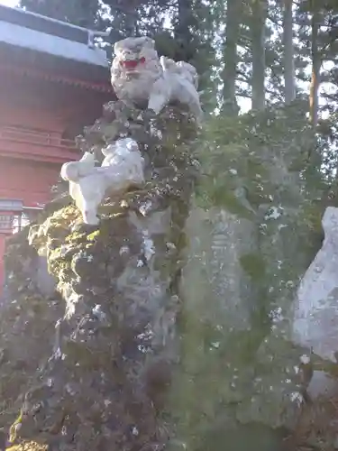 富士山東口本宮 冨士浅間神社の狛犬