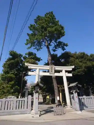 菊田神社の鳥居