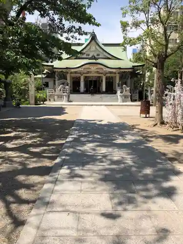 難波八阪神社の本殿・本堂