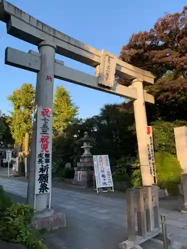 亀ケ池八幡宮の鳥居