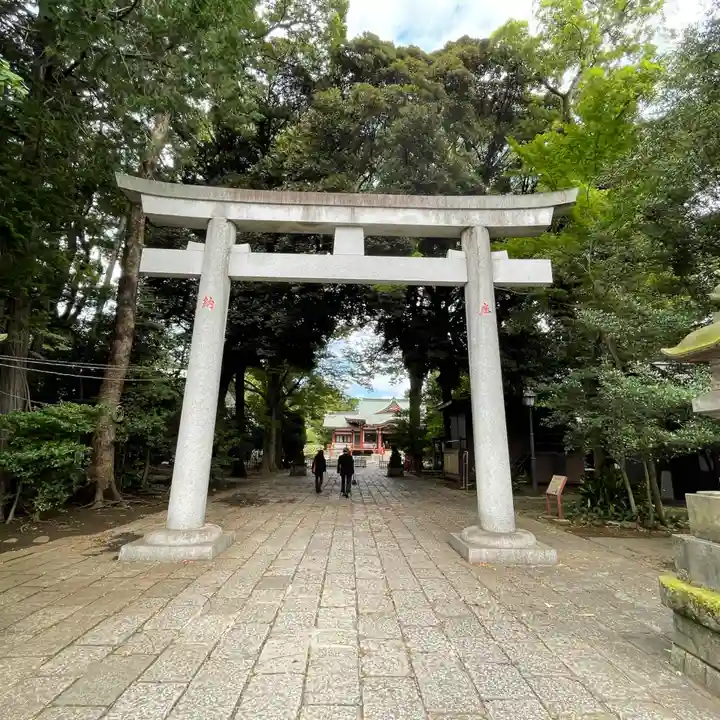 武蔵野八幡宮の鳥居