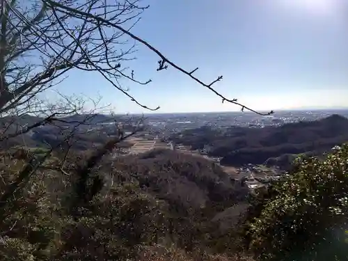 唐澤山神社の景色