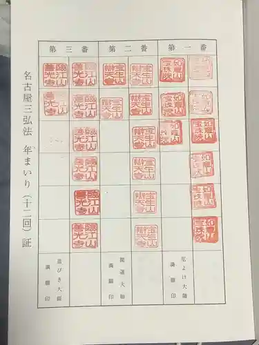 善光寺の御朱印