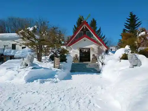 上手稲神社の本殿