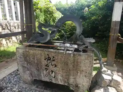 海津天神社の手水舎