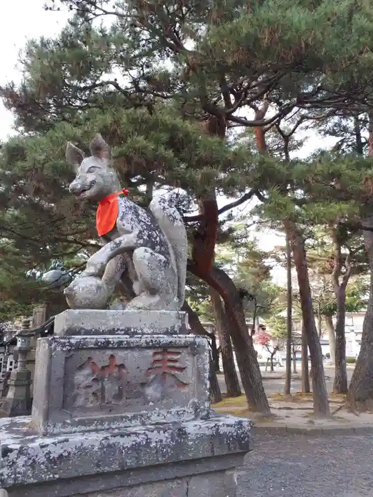 竹駒神社の狛犬