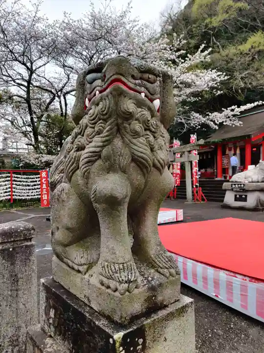 徳島眉山天神社の狛犬