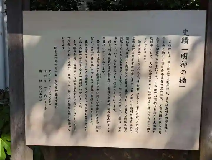 五所神社(神奈川県)